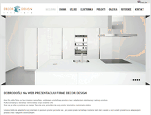 Tablet Screenshot of dekor-dizajn.com